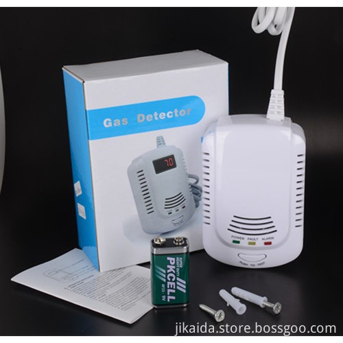2015 hot product human voice prompt portable LPG gas leak detector